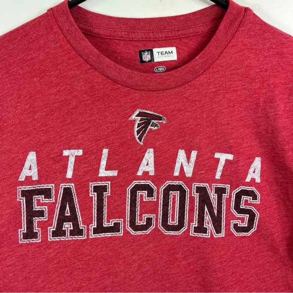 Atlanta Falcons Tshirt NFL Football Team Apparel Adult Sz Large Red - Picture 3 of 9